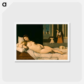 アートポストカード-Reclining Venus
 - ジャン オーギュスト ドミニク アングル Postcard.