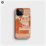 Advertentie van Steendrukkerij voorheen Amand by Johann Georg van Caspel - ヨハン ヘオルフ ファン カスペル Phone Case.