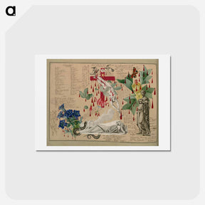 アートポストカード-Victorian Blood Book
 - ジョン ビングリー ガーランド Postcard.