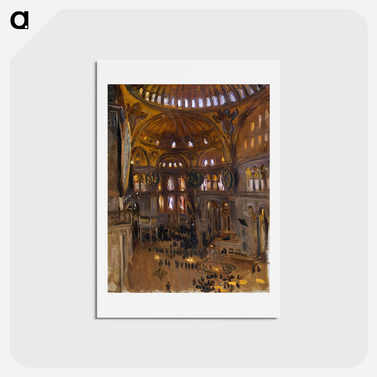 アートポストカード-Santa Sofia - ジョン シンガー サージェント Postcard.