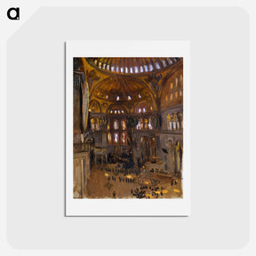 アートポストカード-Santa Sofia - ジョン シンガー サージェント Postcard.