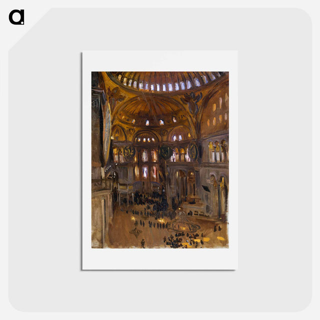 アートポストカード-Santa Sofia - ジョン シンガー サージェント Postcard.