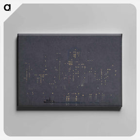 アートパネル-Night Lights of Manhattan
 - ジョセフ ペネル Canvas.