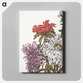 アートパネル-Chrysanthemums - ユリー デ フラーハ Canvas.