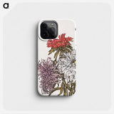 Chrysanthemums - Julie de Graag Phone Case.