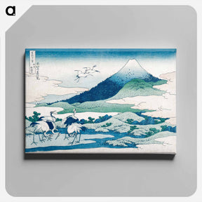 アートパネル-Umezawa Manor in Sagami Province - 葛飾 北斎 Canvas.