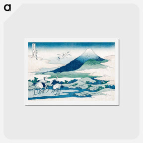 アートポストカード-Umezawa Manor in Sagami Province - 葛飾 北斎 Postcard.