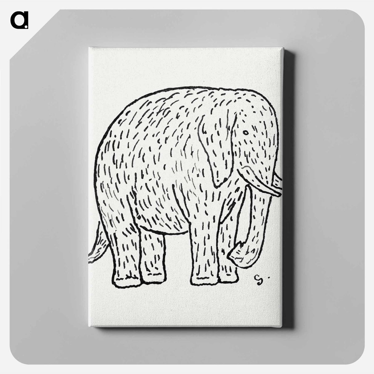 Elephant - Leo Gestell Canvas.