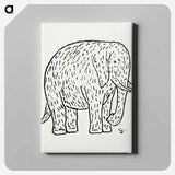 Elephant - Leo Gestell Canvas.