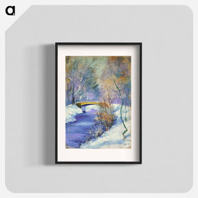 アートポスター-Tiergarten im Winter - レッサー ユリィ Poster.