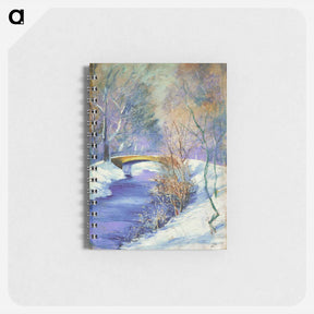 アートメモ帳-Tiergarten im Winter - レッサー ユリィ Memo.