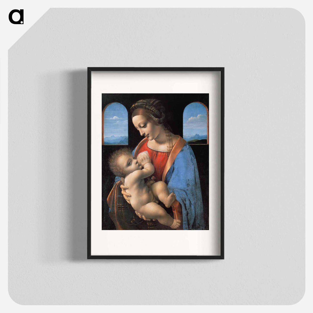 Madonna Litta - Leonardo da Vinci Poster.