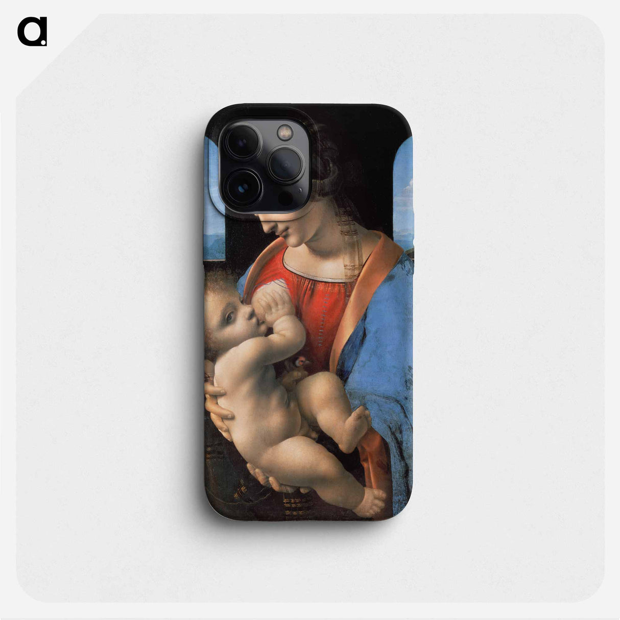 Madonna Litta - Leonardo da Vinci Phone Case.