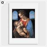 Madonna Litta - Leonardo da Vinci Poster.