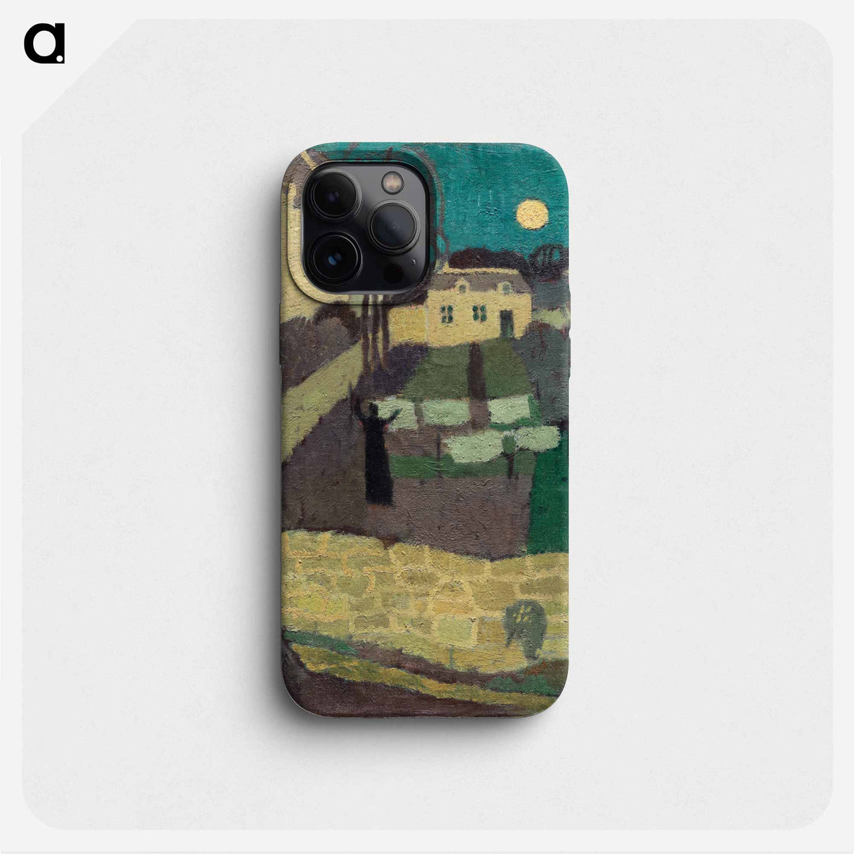 Drying the Linen, or Moonrise at the Priory - モーリス ドニ Phone Case.