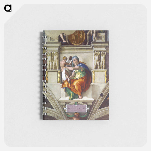 Delphic Sibyl - ミケランジェロ ブオナローティ Memo.