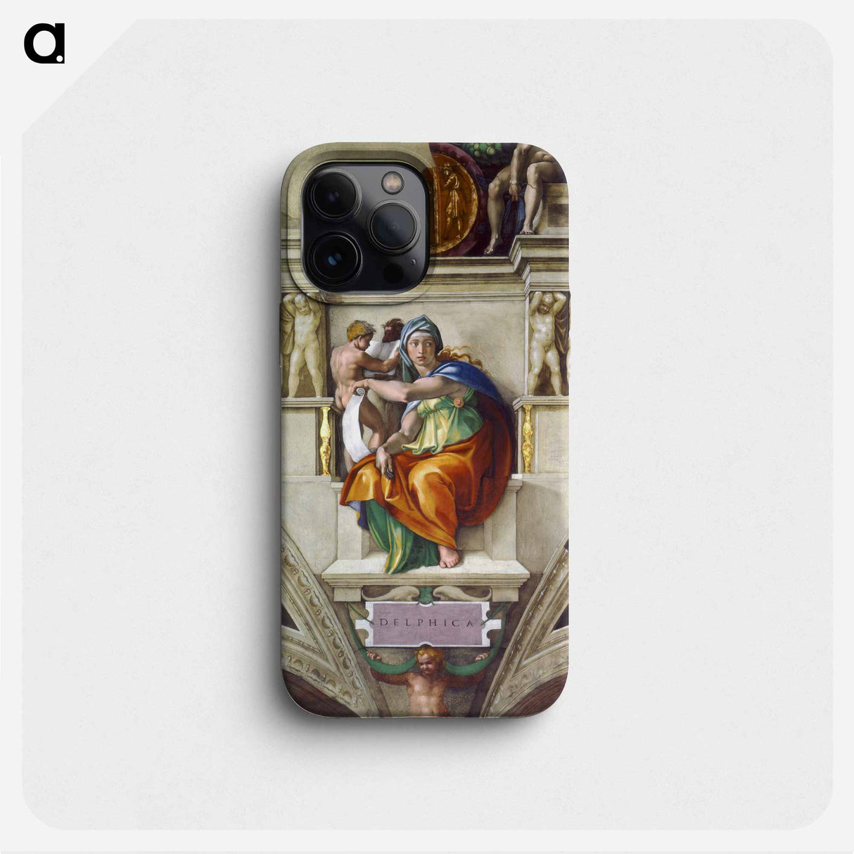 Delphic Sibyl - Michelangelo Buonarroti Phone Case.