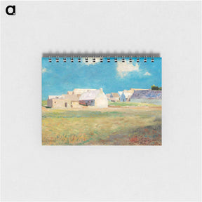 アートメモ帳-Breton Village - オディロン ルドン Memo.