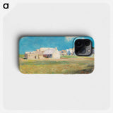 Breton Village - Odilon Redon Phone Case.