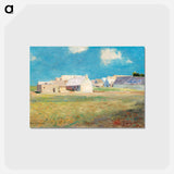 アートポストカード-Breton Village - オディロン ルドン Postcard.