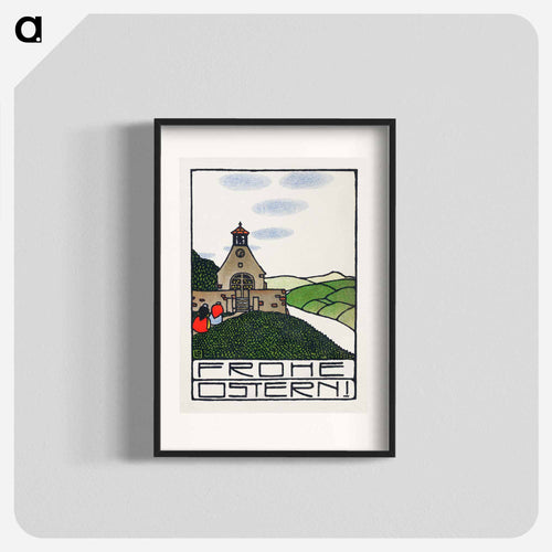 Happy Easter - オットー フリードリヒ カール レンデッケ Poster.