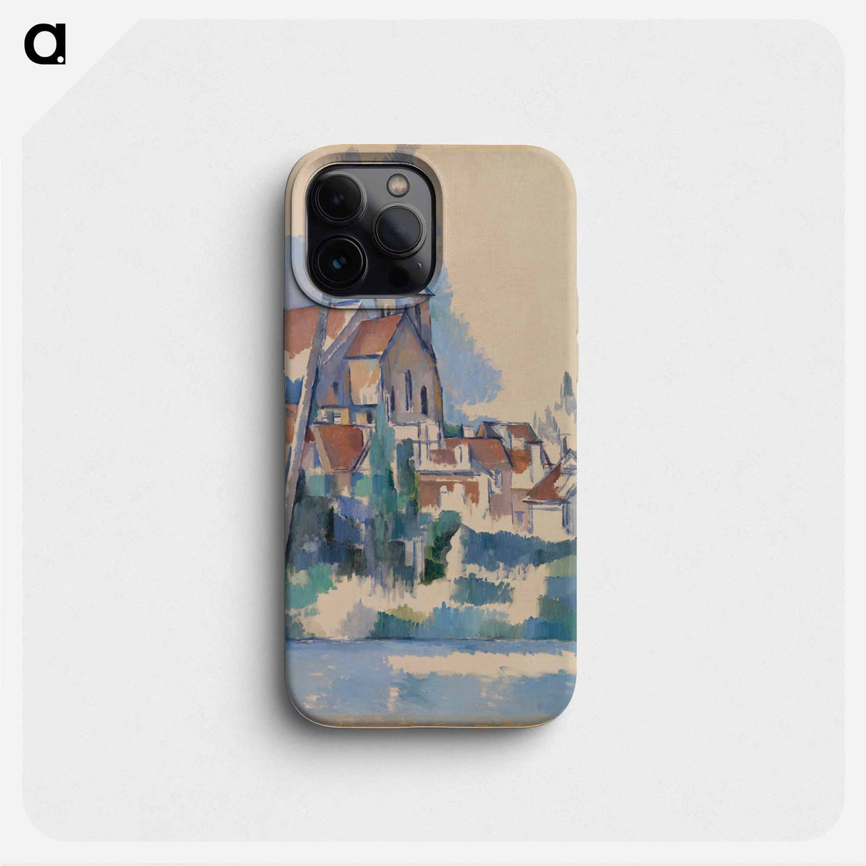 Church at Montigny-sur-Loing - Paul Cezanne Phone Case.