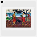 Under the Pandanus - Paul Gauguin Poster.