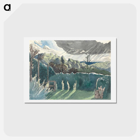 アートポストカード-Landscape - ポール ナッシュ Postcard.