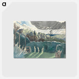 アートポストカード-Landscape - ポール ナッシュ Postcard.