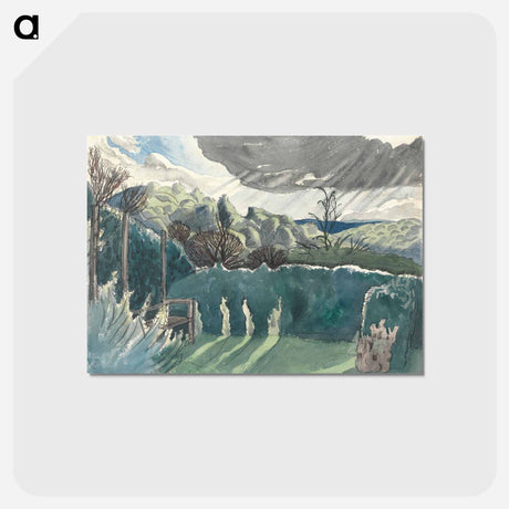 アートポストカード-Landscape - ポール ナッシュ Postcard.