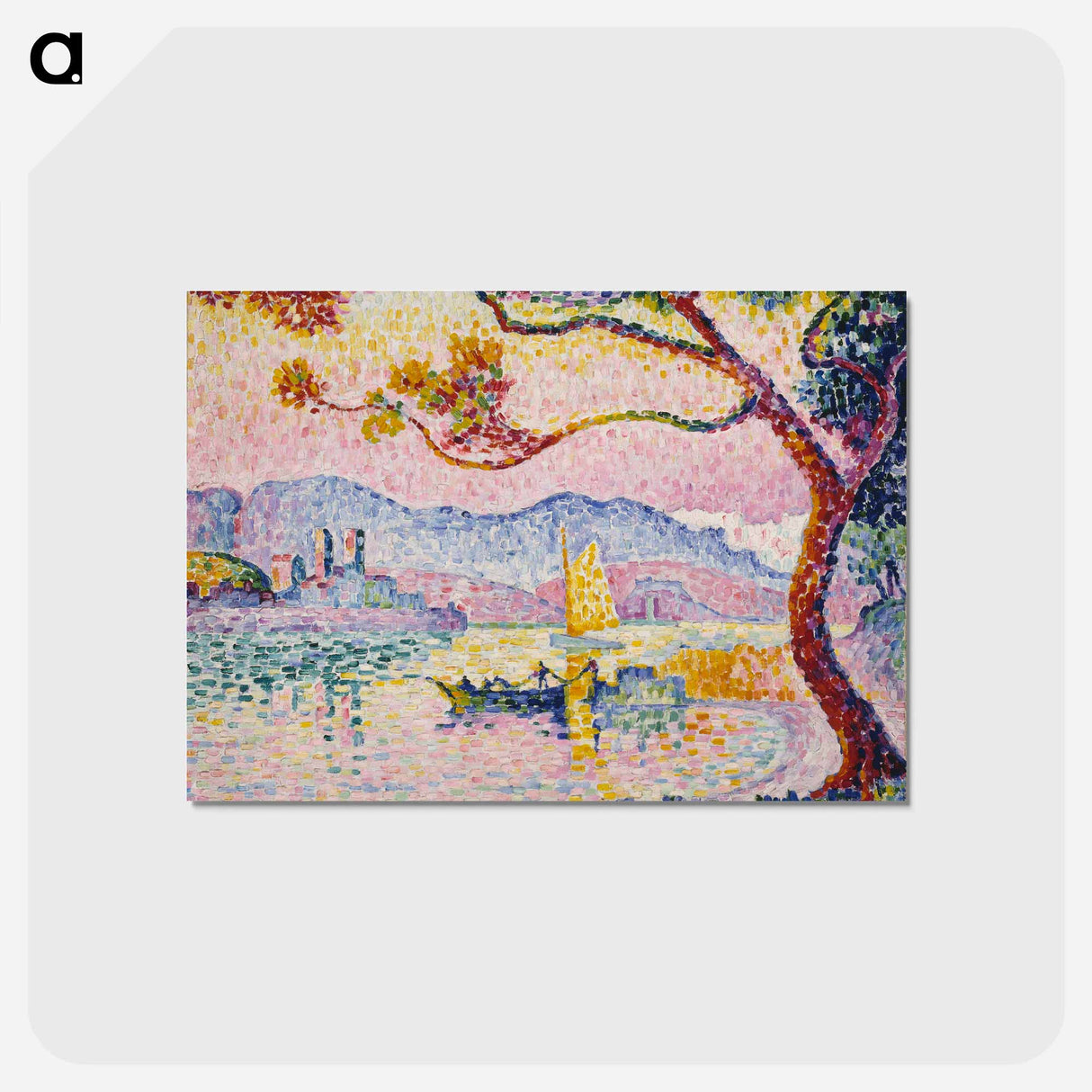 アートポストカード-Antibes - ポール シニャック Postcard.