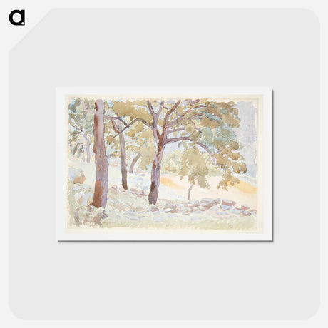 アートポストカード-Forest Edge
 - ピーター ハンセン Postcard.