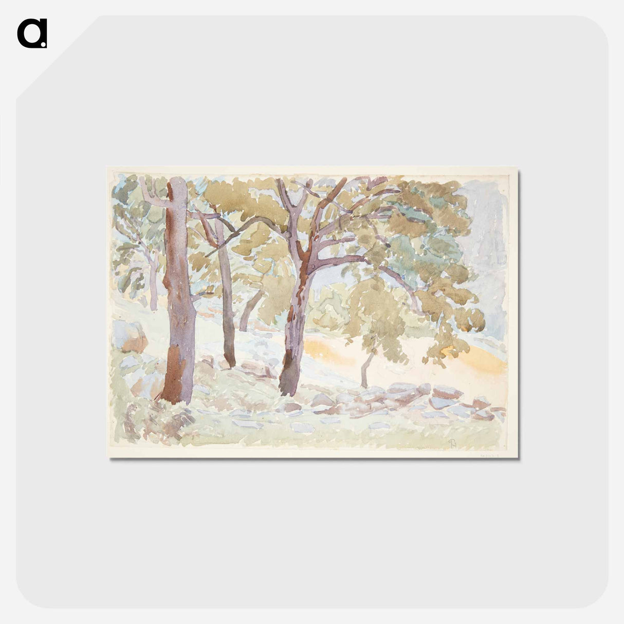アートポストカード-Forest Edge
 - ピーター ハンセン Postcard.