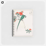 アートメモ帳-Japanese Long-tailed Tit and Pomegranate
 - 鳥類図鑑 Memo.