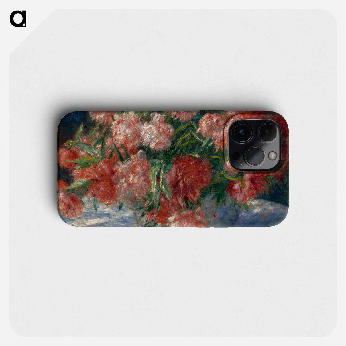 Peonies - Pierre Auguste Renoir Phone Case.