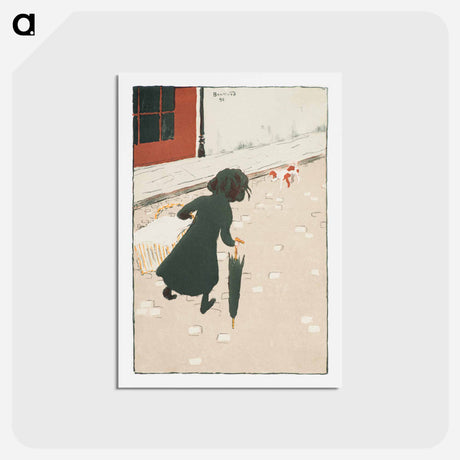 アートポストカード-The Little Laundress
 - ピエール ボナール Postcard.