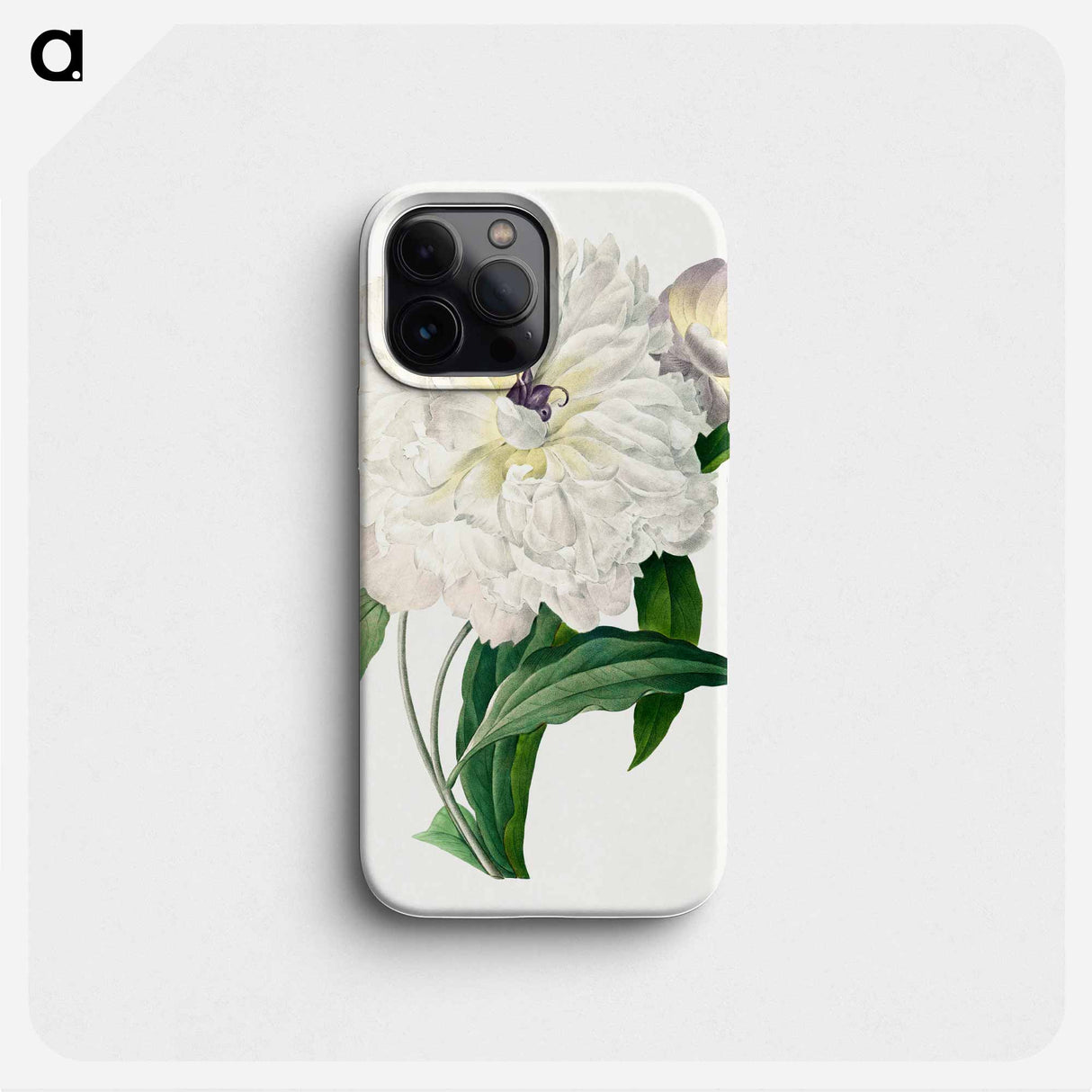 Peony - Pierre Joseph Redouté Phone Case.