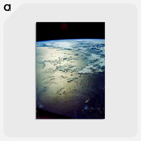 アートポストカード-Indian Ocean, East of Madagascar
 - 地球 Postcard.