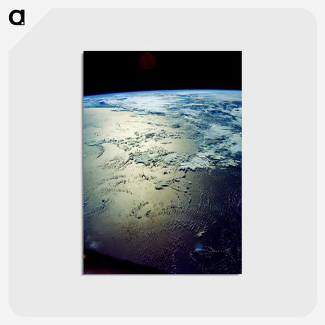 アートポストカード-Indian Ocean, East of Madagascar
 - 地球 Postcard.