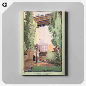 アートパネル-The Elevated Railroad at 110th Street
 - レイチェル ロビンソン エルマー Canvas.