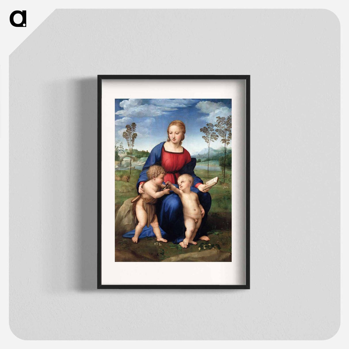 Madonna of the Goldfinch - ラファエロ サンティ Poster.