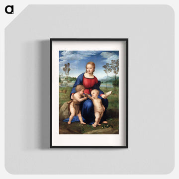Madonna of the Goldfinch - ラファエロ サンティ Poster.