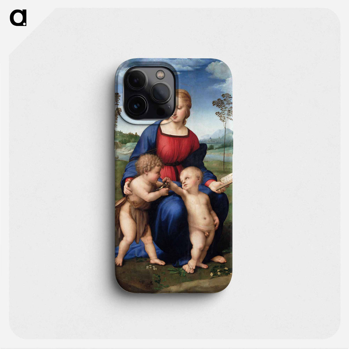 Madonna of the Goldfinch - ラファエロ サンティ Phone Case.