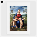 Madonna of the Goldfinch - ラファエロ サンティ Poster.