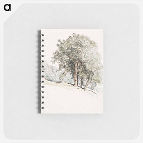 アートメモ帳-Study of Oak Trees at Lake Dunmore, Vermont - サミュエル コールマン Memo.