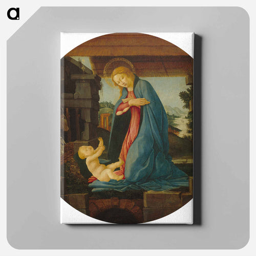 The Virgin Adoring the Child - サンドロ ボッティチェッリ Canvas.