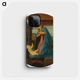 The Virgin Adoring the Child - サンドロ ボッティチェッリ Phone Case.