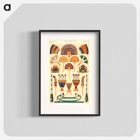 アートポスター-Ancient Egyptian Ornament
 - 装飾の文法 Poster.