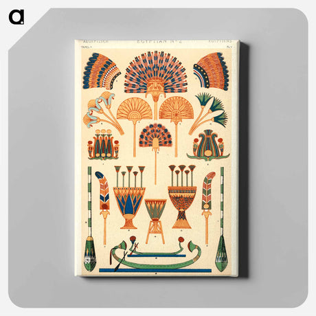 アートパネル-Ancient Egyptian Ornament
 - 装飾の文法 Canvas.