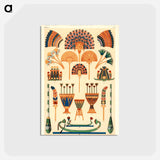 アートポストカード-Ancient Egyptian Ornament
 - 装飾の文法 Postcard.